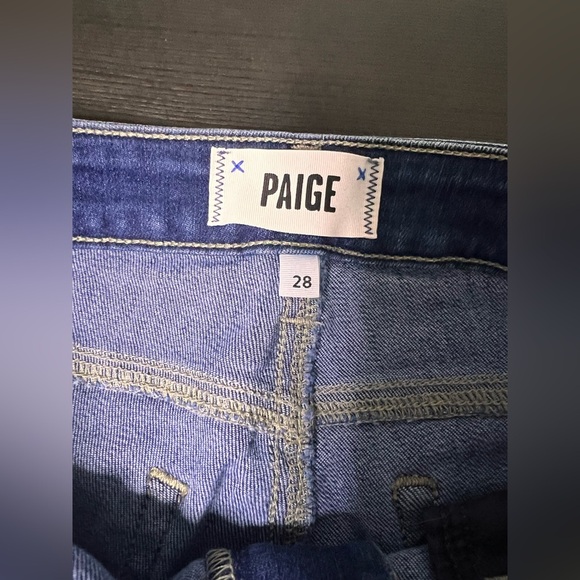 Paige Verdugo Ankle Mid Rise Denim Skinny Jeans Sz 28 - Picture 5 of 6